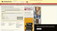 Desktop Screenshot of antiquariat.de