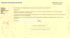Desktop Screenshot of antiquariat.com